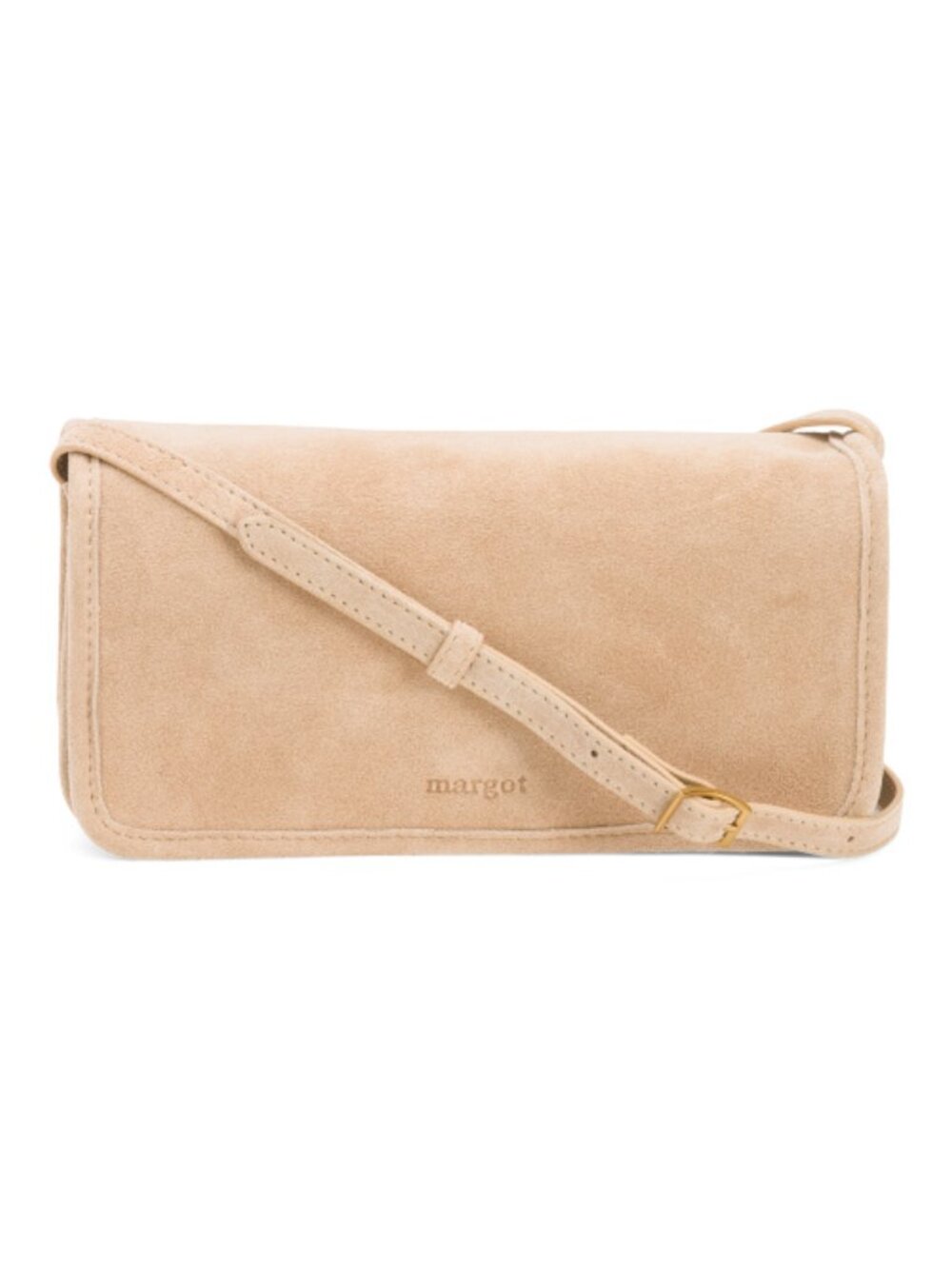 MARGOT Suede Flap Crossbody - Picture 5 of 5